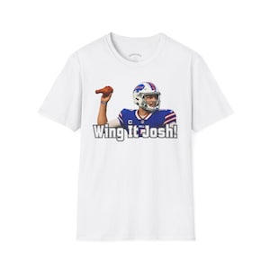 Buffalo Bills MVP Josh Allen Unisex Softstyle T-Shirt, Slinging It, Bills Mafia Tee Shirt, Game Day Apparel, Football Fan Gift