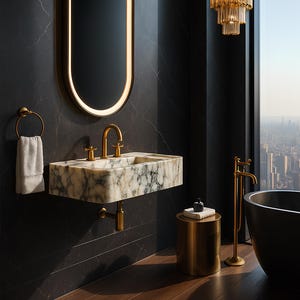 Luxury Custom Size Calacatta Viola Marble Sink, Uniquely Crafted Marble Sink , Hand Carved Marble Sink, Bathroom Vanity, Farmhouse Sink