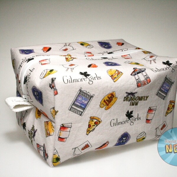 Gilmore Girls Inspired Bag Utility//Make Up Bag//Travel Bag//Project Bag//Game Bag - Fandom Bag