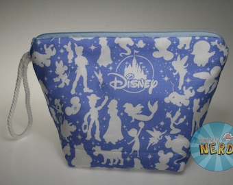 Disney Tissue Paper Inspired Sock Size Project Bag//Knitting Project Bag//Crochet Project Bag//Yarn Craft Project Bag//WIP Bag