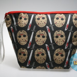 Lake Side Horror Inspired Sock Size Project Bag//Knitting Project Bag//Crochet Project Bag//Yarn Craft Project Bag//WIP Bag//Single Skein