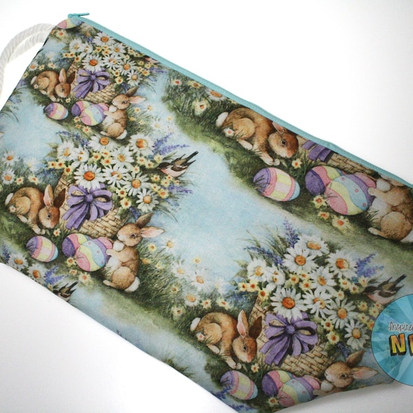 Torba na robótki ręczne/szydełkowanie/włóczka w kształcie wielkanocnego króliczka - Wielkanoc