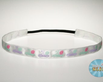 Diadema de camión Easter Bunny - Diadema sin resbalones//Diadema grip//SweatyBand - Pascua
