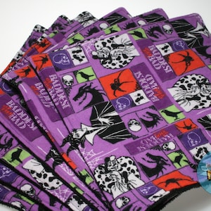 Disney Villains Inspired Kitchen Non-Paper Towels - Reusable Paper Towels - Zero Waste House