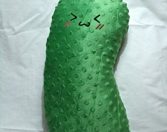 Super Soft Kawaii Pickle Pillow Plush//food Plush//stuffed Pickle - Main Image