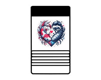 Portavasos con forma de corazón de carpa, 355 ml (12 oz)