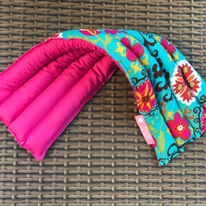Microwavable Heat Pad, Heat Pack, Heating Pad, Cold & Heat Therapy Pack, Healing, Tummy, Flax seed Rice Bag, Essential Oils, Lavender