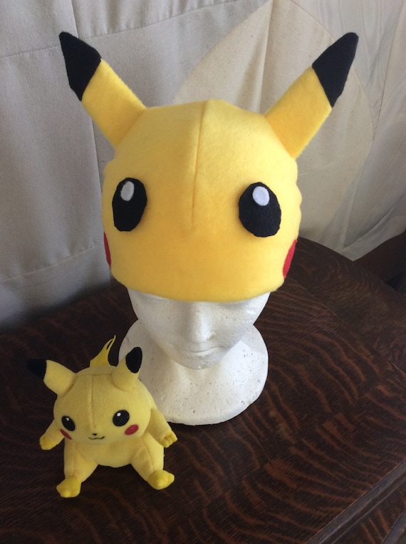 Baby Bebop Pokemon Child Hat Yellow Fleece Pikachu Watch Cap Etsy