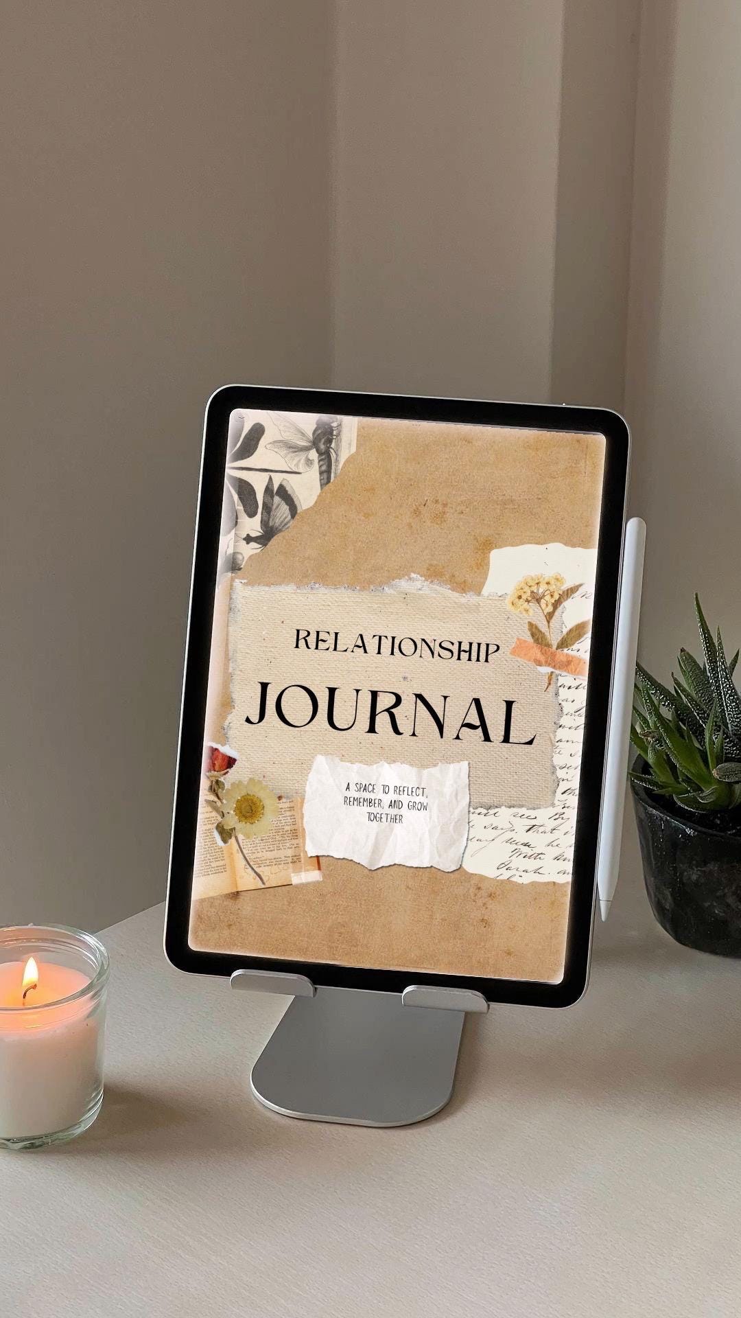 Couples Journal Template | Digital Relationship Planner for iPad Goodnotes | Printable Couples ...