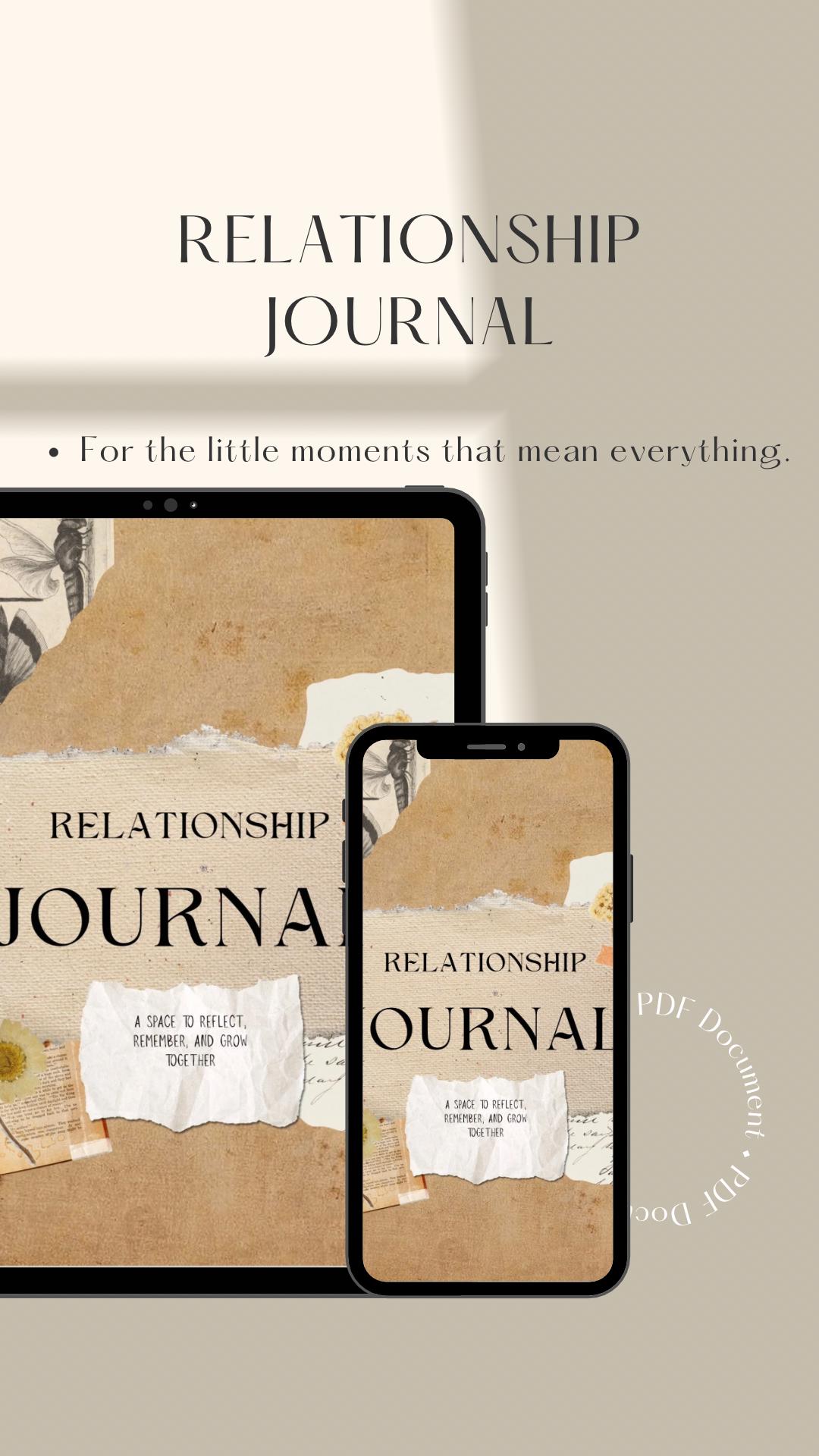 Couples Journal Template | Digital Relationship Planner for iPad Goodnotes | Printable Couples ...