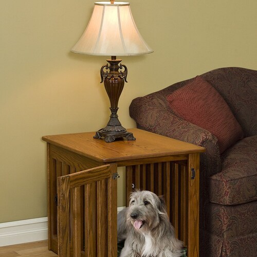 Dog Crate End Table Bed MD Wooden Dog Crate Furniture Dog Etsy
