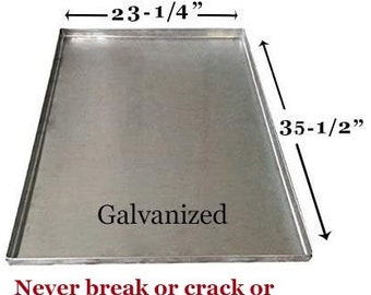 Replacement Tray for Metal Dog Crate Pan | Chew-Proof and Crack-Proof Metal Pan for Dog Crates | Proof Metal Pan for Metal Dog Crates