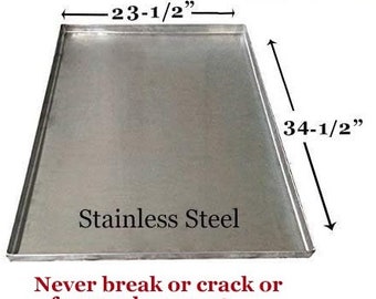 Metal Replacement Tray for Metal Dog Crate Pan | Chew Proof & Crack Proof Pet Kennel Tray | Midwest Central Metal Dog Crate Pan