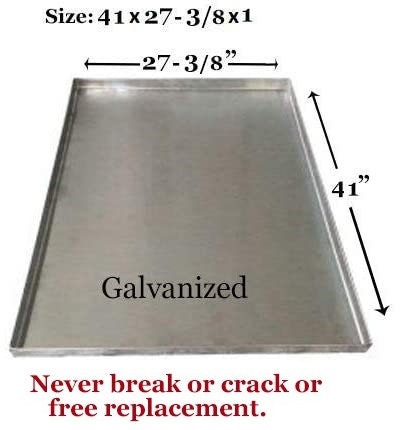 Replacement Tray for Metal Dog Crate Pan Chew proof and Crack