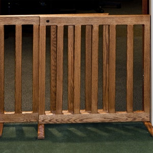oak baby gate