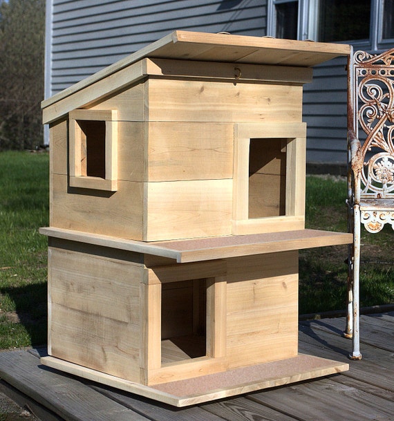 Cat House Outdoor Cat Shelter Condo For 