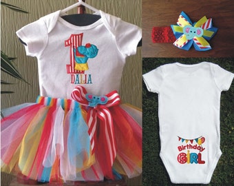 first birthday outfit, first birthday circus outfit, circus elephant tutu, 1st birthday outfit, 1st birthday tutu, circus tutu, 1st birthday