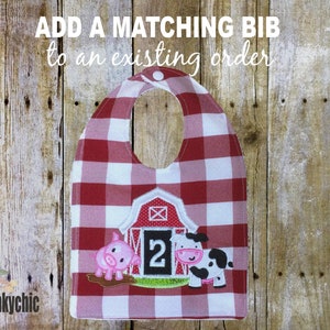 Add a Matching Bib to any outfit, Personalized bib