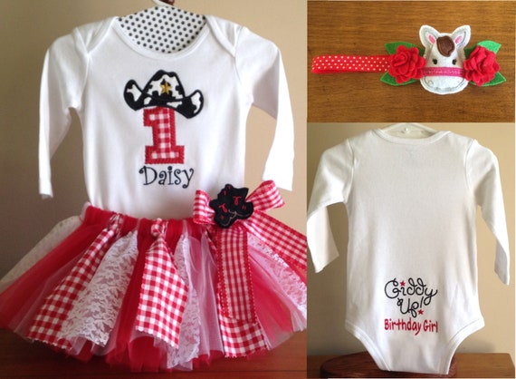 cowgirl birthday outfit for girl