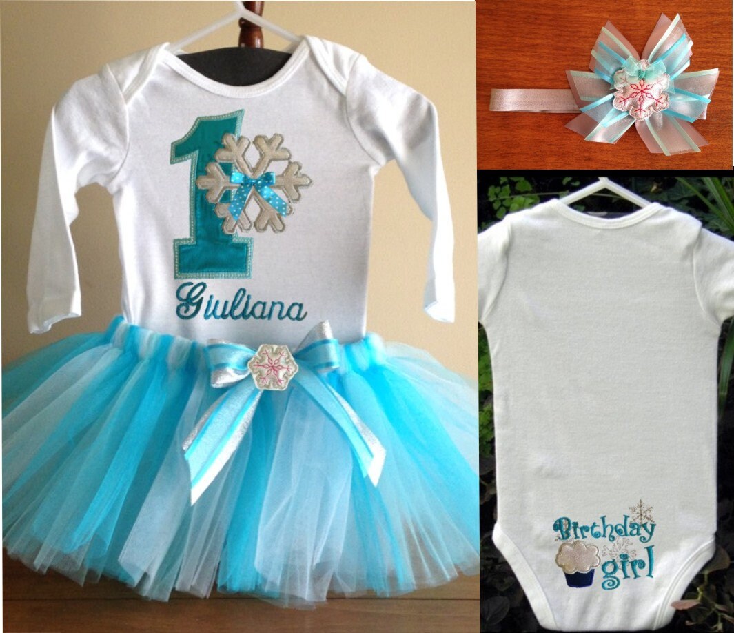 snowflake baby outfit 1st birthday outfit baby snowflake Etsy