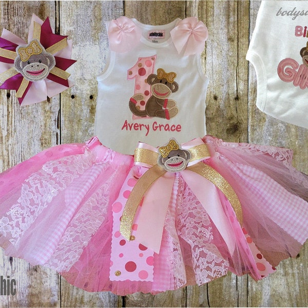 Birthday Sock Monkey Etsy