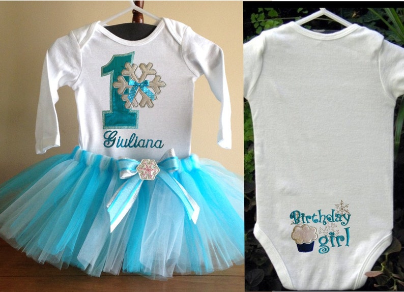 Snowflake Baby Outfit 1st Birthday Outfit Baby Snowflake Etsy