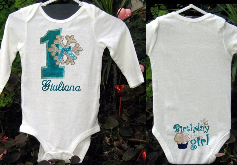 Snowflake Baby Outfit 1st Birthday Outfit Baby Snowflake Etsy