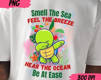 Summer Vibes Turtle PNG, Sea Turtle Sublimation Design, Beach Vibes Png, Ocean Life PNG Design, Tropical Turtle Design, Ocean Turtle Png