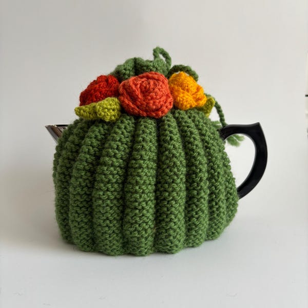 NZ Native Bird Inspired - Kea - Tea Cosy - Hand Knitted - Hand Crocheted - MelissaM