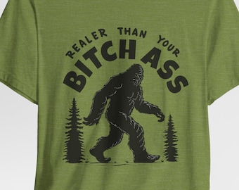 Vintage Bigfoot Sasquatch Cryptid Camping Graphic Tee