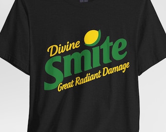 Divine Smite T-Shirt: DnD Paladin Parody Tee - Radiant Damage
