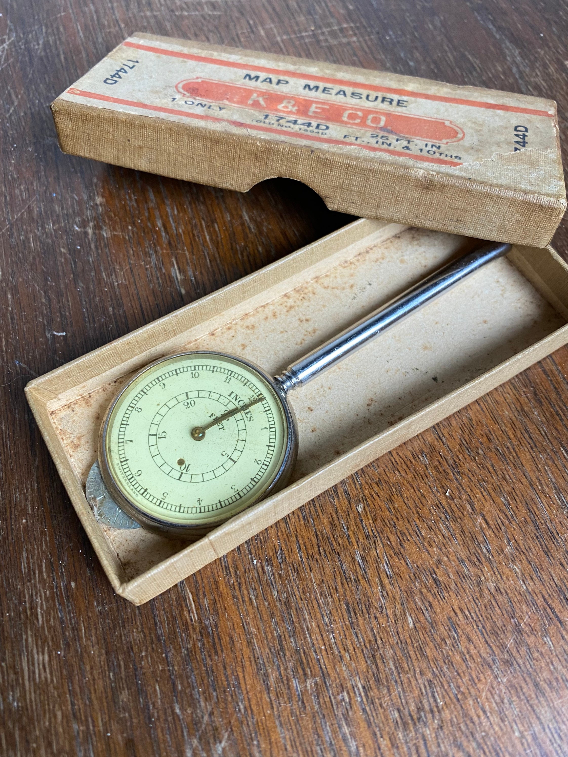 Map With Measuring Tool K&E Co Map Measure Tool - Etsy