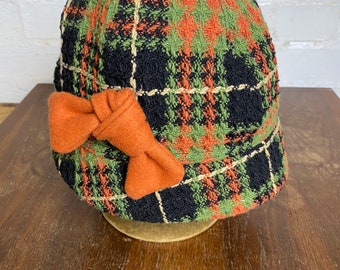 Vintage plaid hat