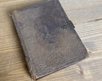 Antique tin type photo album