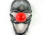 Creepy Clown Handmade Genuine Leather Mask