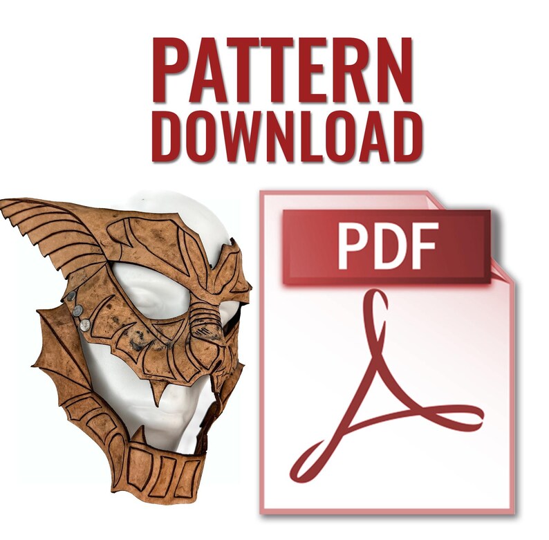 Cyber Tiger Mask Printable Pattern With Instructional Guide - Etsy Canada