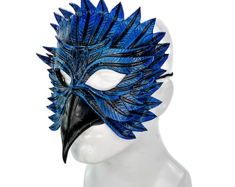 Bluebird Handmade Genuine Leather Mask