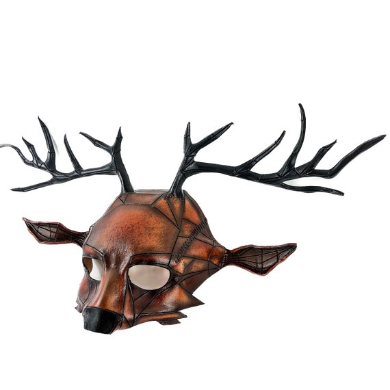 MASSES DEER SKIN DRAWSTRING キムタク By Kani Leather: Men's Deerskin Jacket with Sheepskin Lining