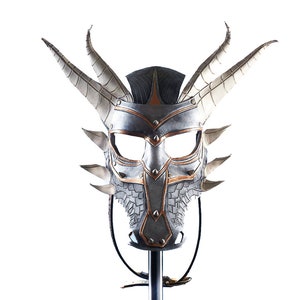 Dragon Handmade Genuine Leather Mask