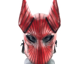 Dracula Handmade Genuine Leather Mask