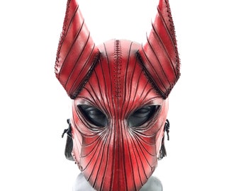 Dracula Handmade Genuine Leather Mask