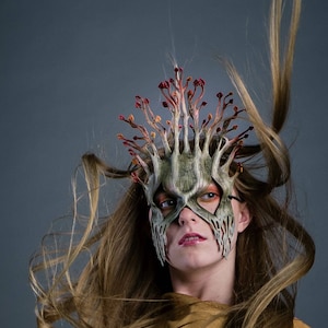 Fall - Handmade Genuine Leather Mask