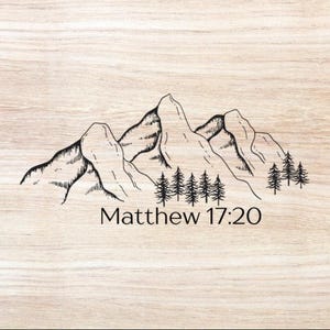 Mountain Faith Sticker