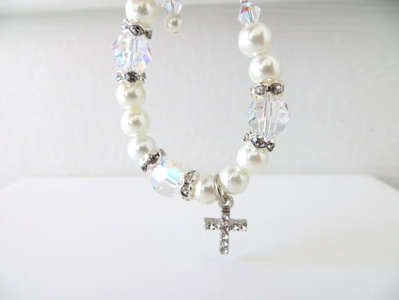 Baby cross deals bracelet
