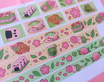 Washi Tape Chumby Cafe Pastel Kawaii Japanese Desserts