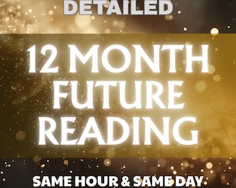 12 Month Future Reading, Love Reading, Career Reading, Spiritual Tarot Reading, Future Predictions Tarot, 12 Month Future Predictions,Family