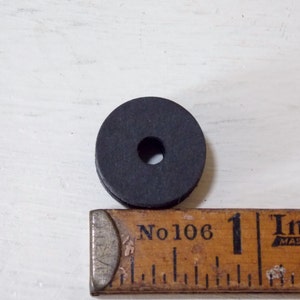 100 Black Cardboard Washer Discs Scrapbooking Envelope Making Qty image 4