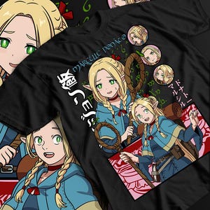 Laios Touden Dungeon Meshi T-Shirt delicious Anime Vintage Special shirt, Anime gifts,Anime Lovers Shirt,Japanese Anime,Anime Manga Shirt