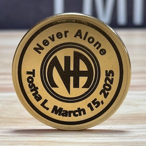 NA-1 Sobriety Coins, Tokens, Chips, NA, Narcotics Anonymous