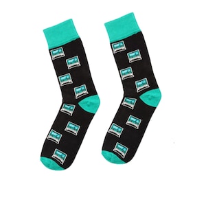 Calzini della metropolitana di Parigi, regalo di Natale, calzini colorati con decorazioni della metropolitana, souvenir di Parigi